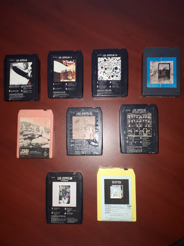 LED ZEPPELIN 8-TRACKS - TESTED in Other in Dartmouth