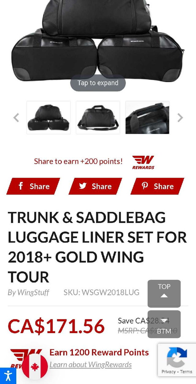 motorcycle luggage in Other in Saskatoon - Image 3