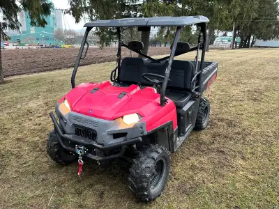 Selling a 2013 Polaris ranger 800, starts and runs great, ownership in hand has a winch, 4x4 works.