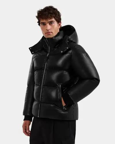 manteau rudsak cuire d'agneau hiver noir, View more