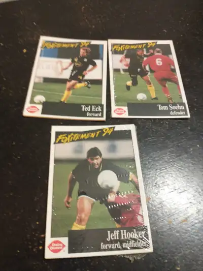 Rare 1994 DQ APSL Colorado Foxes soccer player card packs, View more