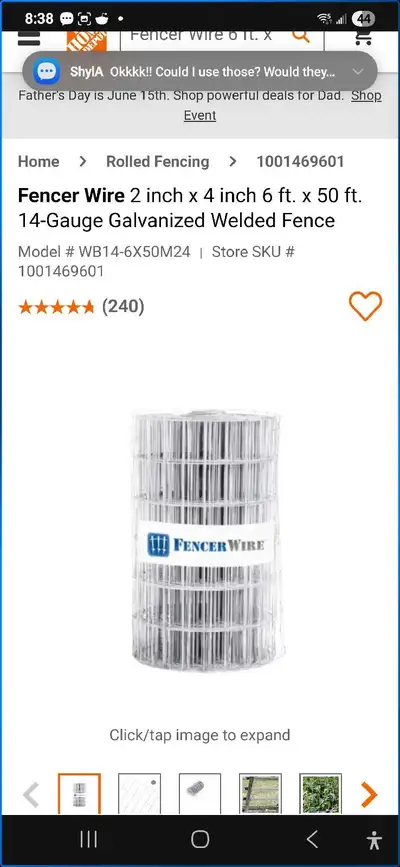6' wire galvanized fencing , View more