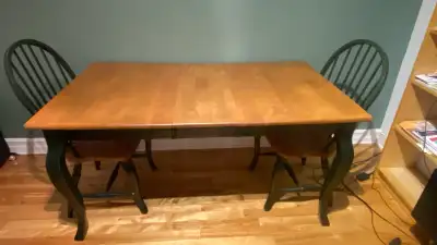 Table et chaises rustiques | Rustic Dining Table and Chair Set, View more