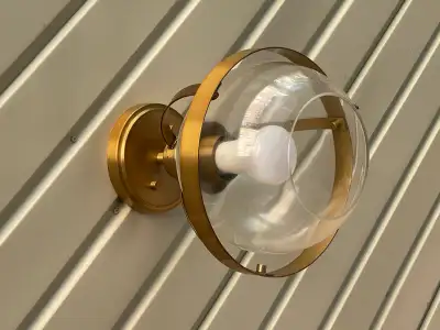 Gold ceiling light for indoor or outdoor Beautiful gold details