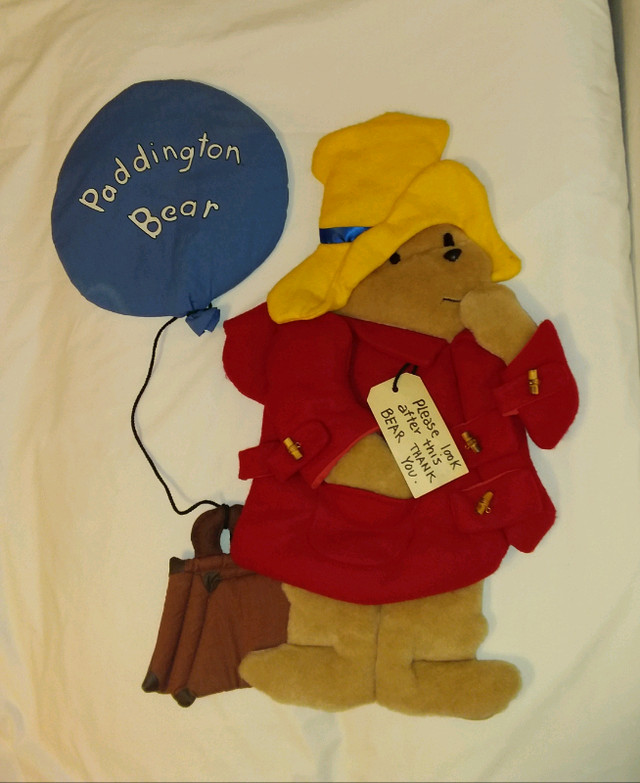 Vintage Paddington Bear 3D Wall Hanging Nursery Decor Eden, 1990 in Arts & Collectibles in Truro