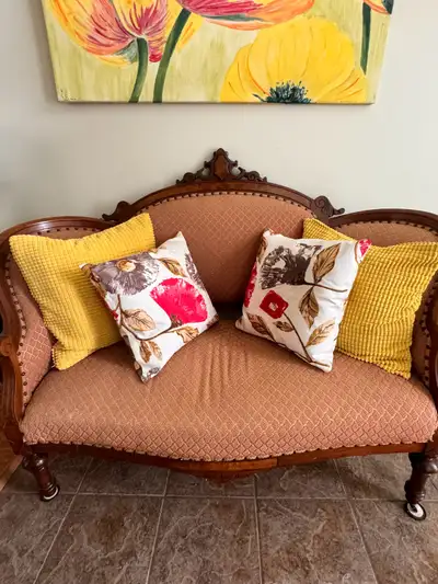couch and chairs, View more
