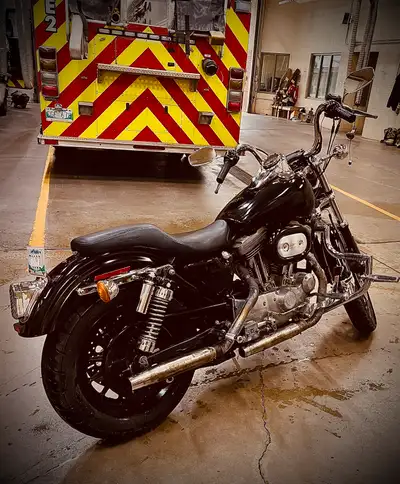 Check out this classic 1996 Harley Davidson XL Sportster 1200s, a true testament to Harley's endurin...
