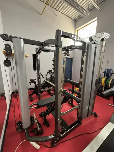 HOIST PTS commercial multi-station Smith, cables, leg developer, View more