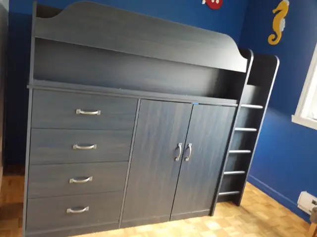 Lit mezzanine simple avec bureau de 39'' in Beds & Mattresses in Longueuil / South Shore - Image 4