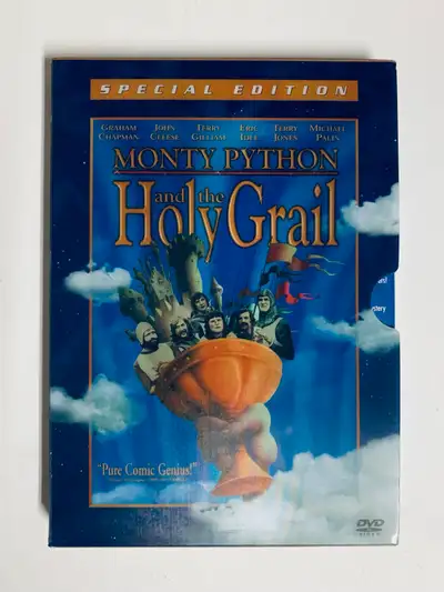 Relive the comedic genius with this special edition DVD of Monty Python and the Holy Grail! Label: C...
