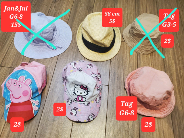 Casquettes et chapeaux d'eau hat pour enfants de 2 ans. Jan&Jul dans Vêtements - 2T  à Ouest de l’Île