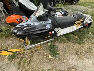 $1600! For Sale: 2002 Ski-Doo Summit 800 – $2,400 OBO • 8000km • Needs a tune up, turns over but spu...