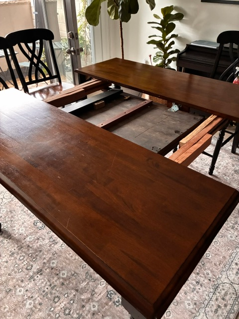 Liked-New Solid Wood Dining Set – Table + 6 Chairs in Dining Tables & Sets in Markham / York Region - Image 6