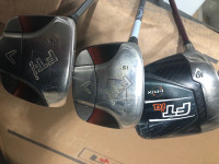 LH Callaway Driver, 3 Wood and 5 Wood