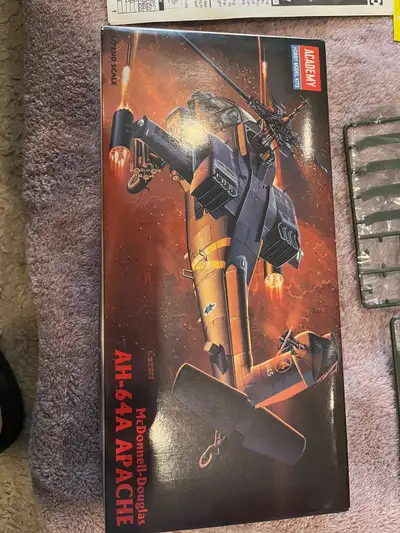 AH-64A Apache Helicopter Model Kit, View more