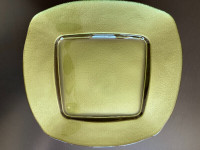 Contemporary Green Decorative Plate
