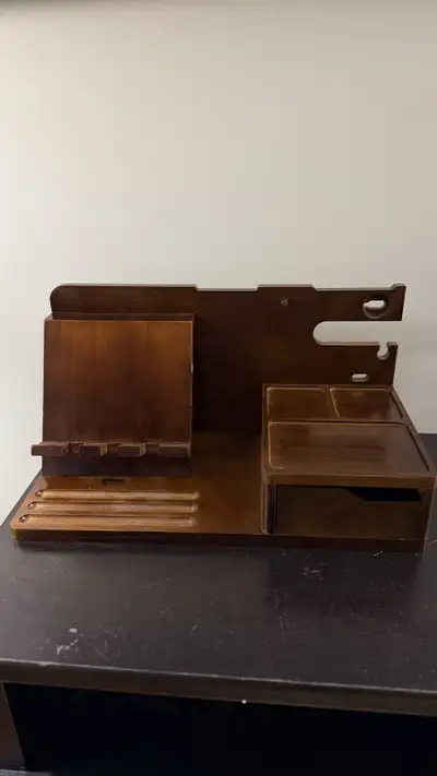 NEW Wooden Desk Organizer, View more