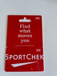 SportChek 50$ Gift Card 