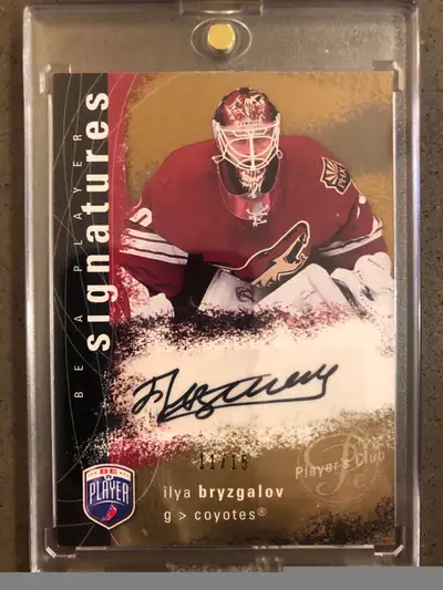 Ilya Bryzgalov Be A Player 11/15 Signatures, View more