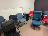 Free computer and visitor chairs for picking up!