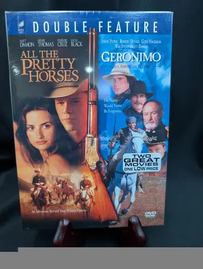 Double Feature DVD All the Pretty Horses Geronimo NEW SEALED, View more