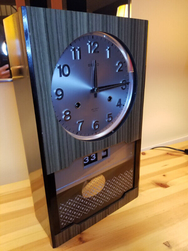Vintage Space Age Seiko 30-day Winding Wall Clock | Home Décor & Accents |  Ottawa | Kijiji