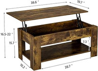 Table Basse/Pull Up Coffee Table