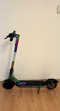 Electric scooter with speedometer and 3 mods.  