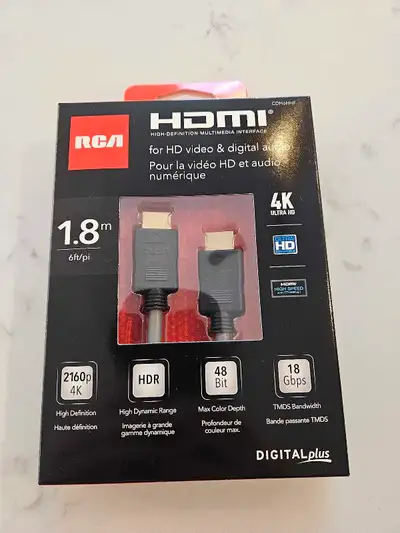 Câble HDMI audio et vidéo RCA, View more