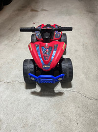Marvel Spiderman ATV 6 Volt Ride Scooter 