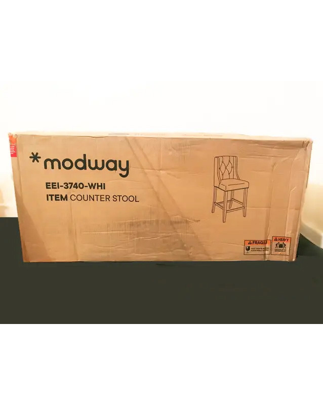 Brand New Leather Counter Stool ( in Box) in Dining Tables & Sets in City of Toronto - Image 4