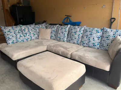 Sofa and ottoman set, View more
