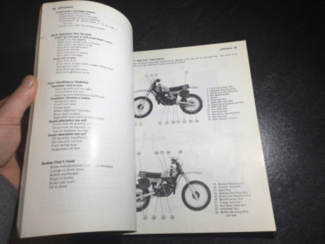 1980 Kawasaki KX80 Motorcycle Owners Manual Service Manual A2 B2 in Non-fiction in Parksville / Qualicum Beach - Image 4