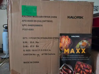 Kalorik Air fryer oven, View more