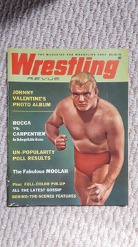 Wrestling Revue magazine August 1962 Johnny Valentine