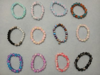 Glass beaded bracelets.....