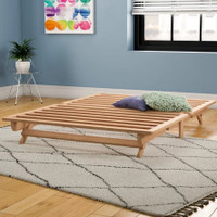 Wooden Fold Plataform Bed Twin