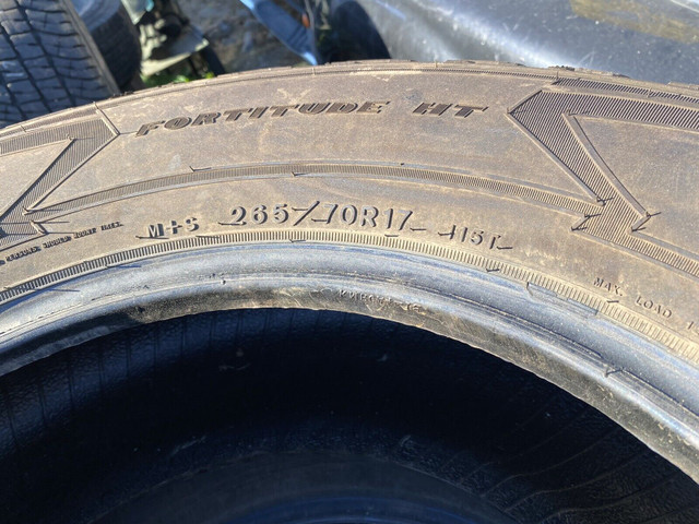 Four Goodyear Wrangler Fortitude 265/70R17 in Tires & Rims in Penticton - Image 3