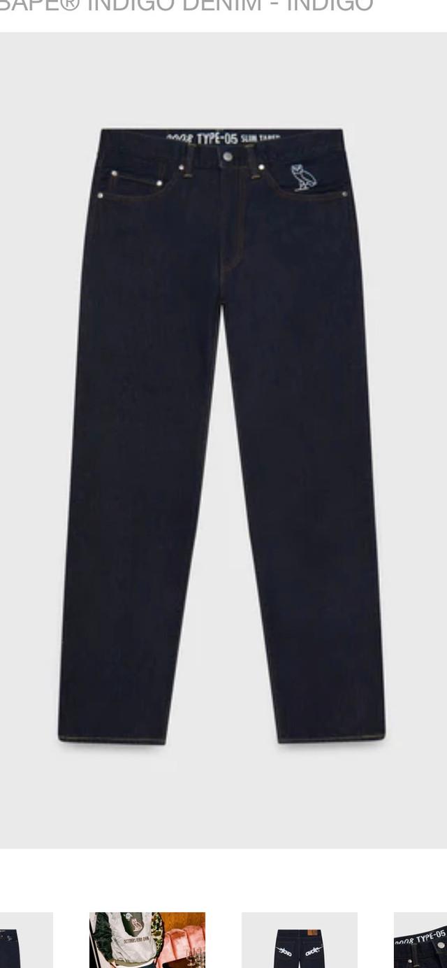 Ovo bape denim jeans Xlarge in Men's in City of Toronto - Image 2