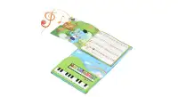 Bigfun 20-key Piano Book Electronic Piano Keyboard & Music Book