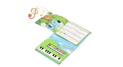 Bigfun 20-key Piano Book Electronic Piano Keyboard & Music Book, View more