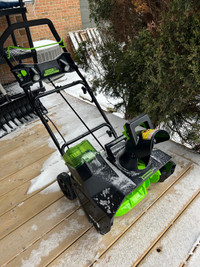 Greenworks Snow Thrower