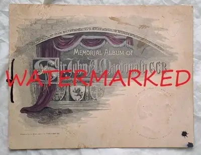 MEMORIAL ALBUM, SIR JOHN A. MACDONALD, CANADA'S 1ST P.M., 1891, View more