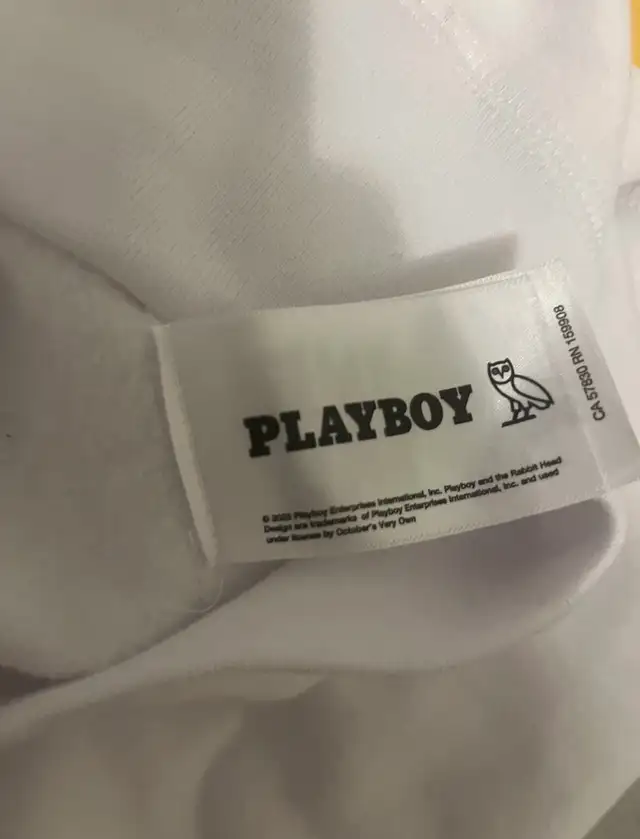 OVO x Playboy White Hoodie - Never Worn, No Tags in Men's in Oakville / Halton Region - Image 5