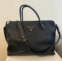 Prada Black Crossbody Bag with Handles