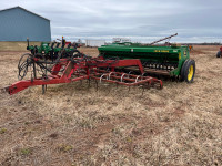 John Deere 450 drill, culti-planter and roller