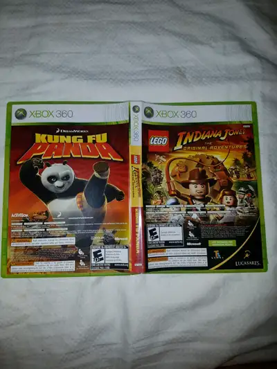 XBOX 360 INDIANA JONES & KUNGFU PANDA DUAL PACK, View more