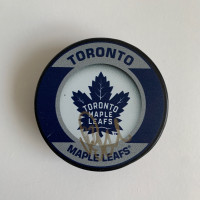 Inglasco Toronto Maple Leafs Darryl Sittler Autogrpahed Puck