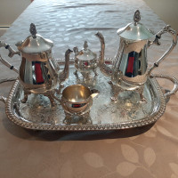 Viking Plate Silver Tea Service