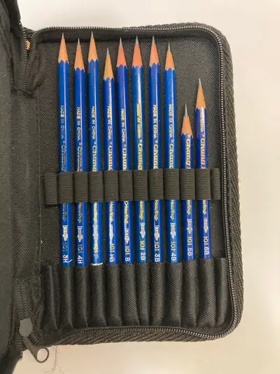Sketching  Pencils 10 piece Set with small pad, View more